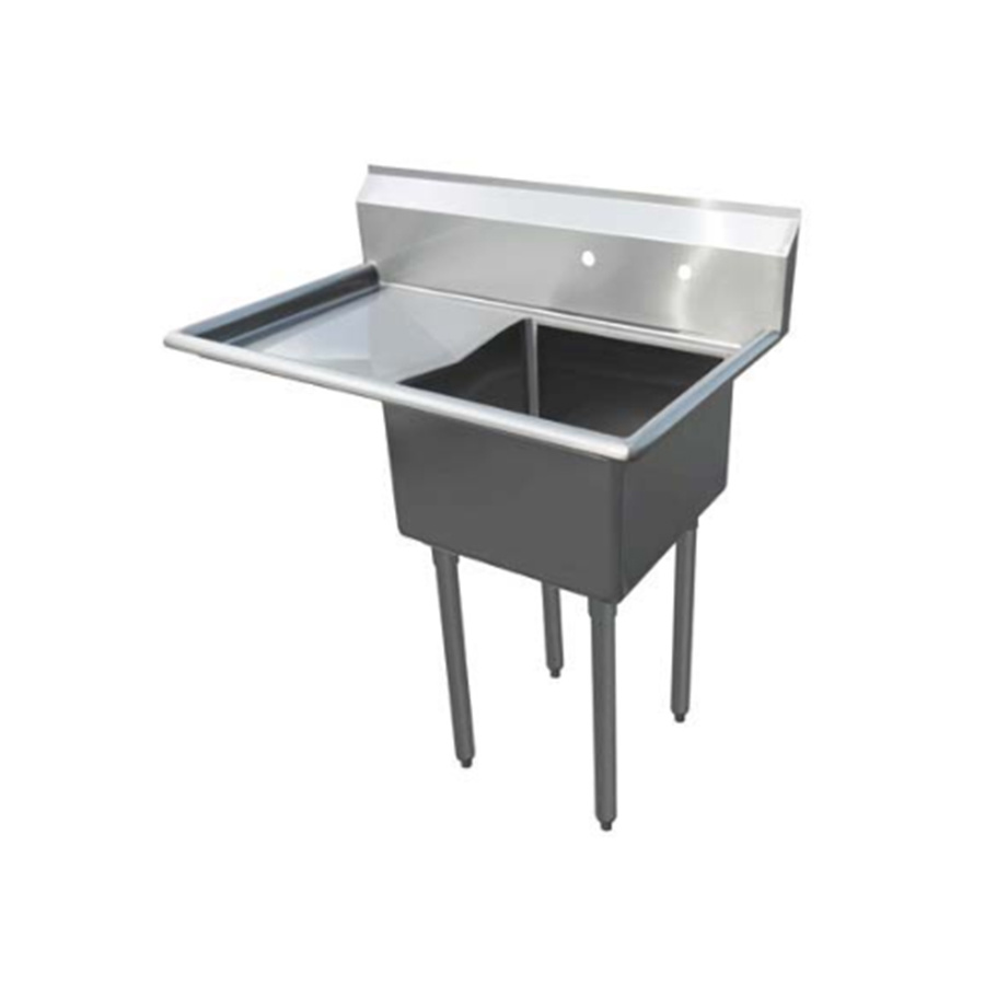 stainless steel single deep sink